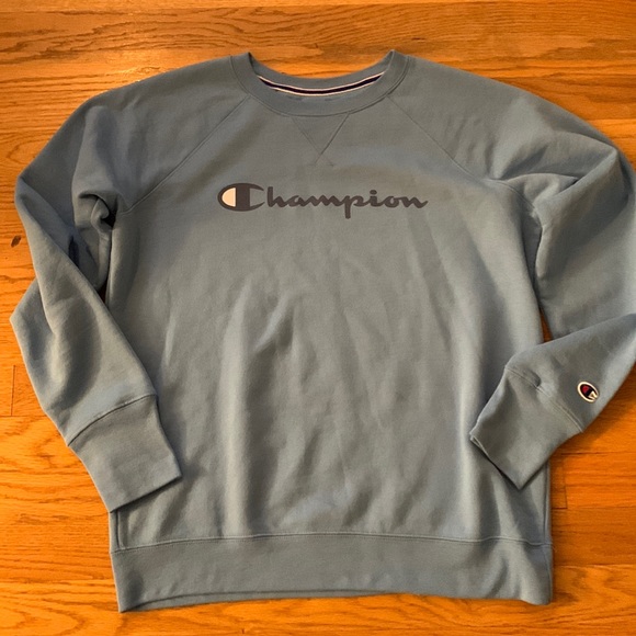 Champion sweatshirt blue pullover - Picture 5 of 9